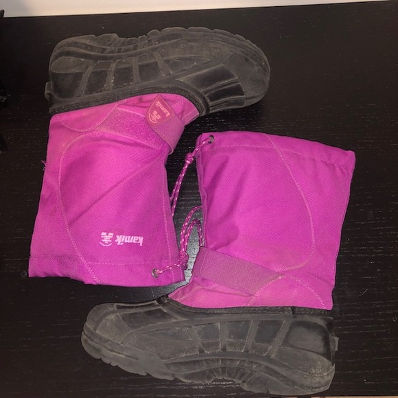 Kamik winter and snow boots size 5 youths - Picture 5 of 7